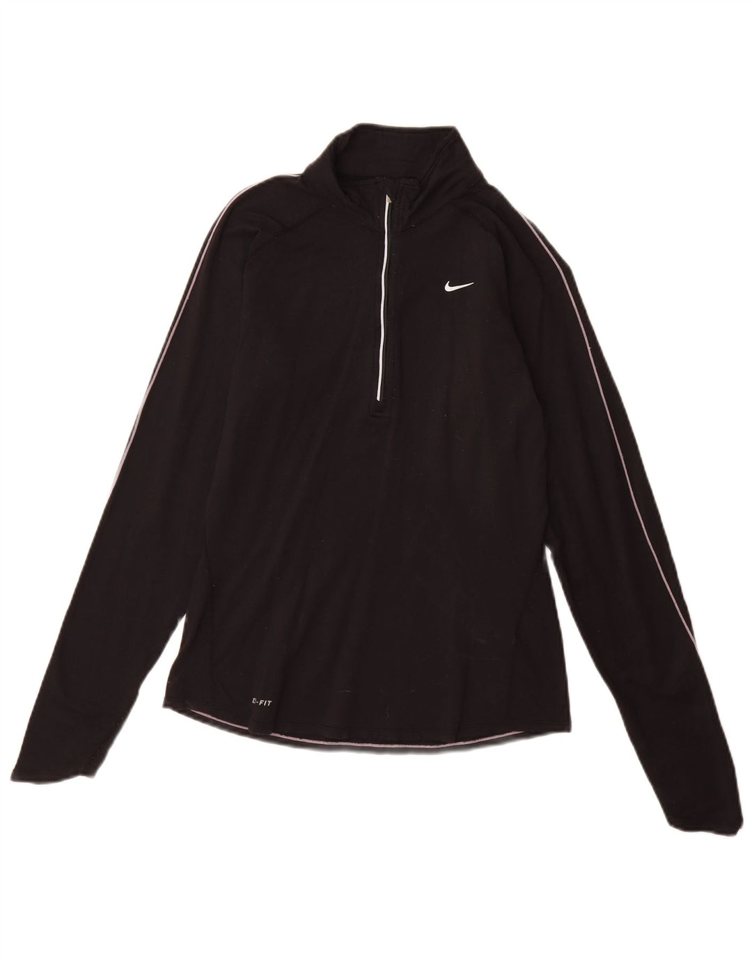 Женский спортивный костюм-пуловер Nike Dri Fit UK 8/10, маленький черный нейлон