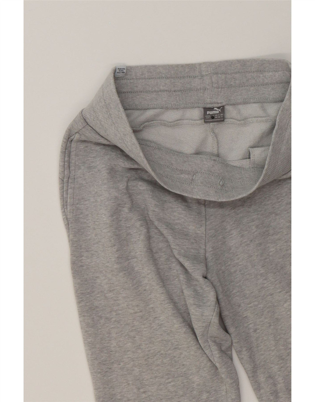 PUMA Womens Tracksuit Trousers Joggers UK 10 Small  Grey Vintage Puma and Second-Hand Puma from Messina Hembry 