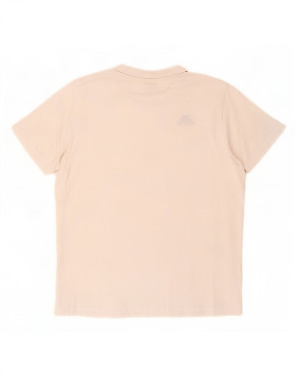 Kappa Mens T-Shirt Top Large White Cotton