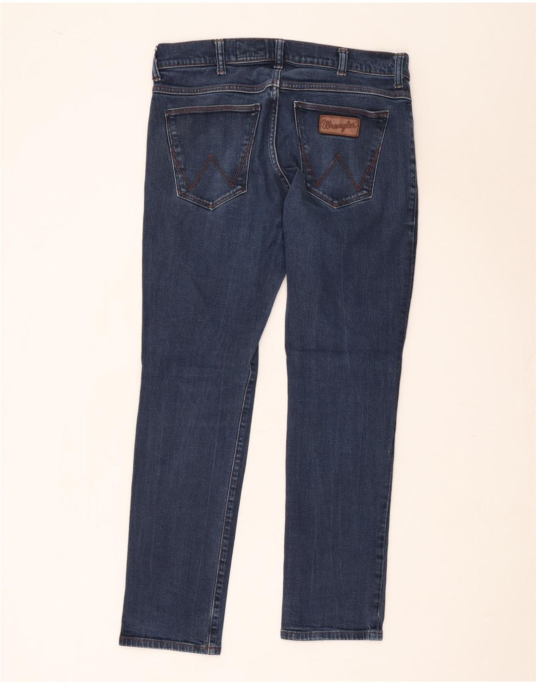 Мужские прямые джинсы Wrangler W34 L32, синий хлопок