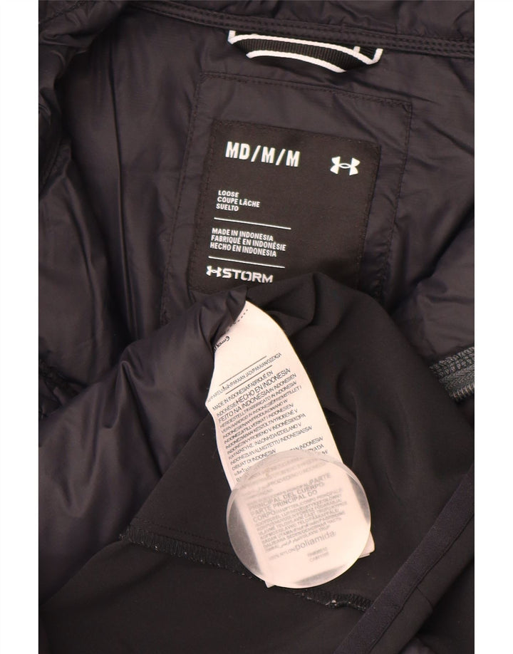 Мужская стеганая куртка Under Armour UK 38, средний темно-синий с цветными блоками