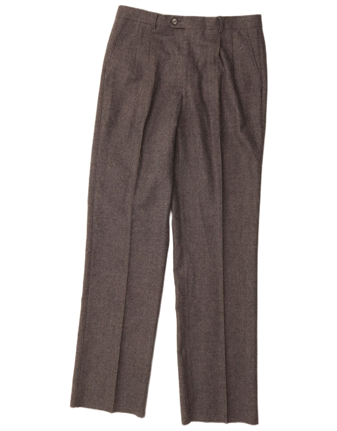 Marzotto Мужские костюмные брюки IT 48 Medium W32 L34 Серые шерстяные