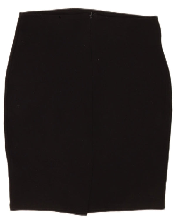 Женская юбка-карандаш Zara Medium W28 Черная вискоза