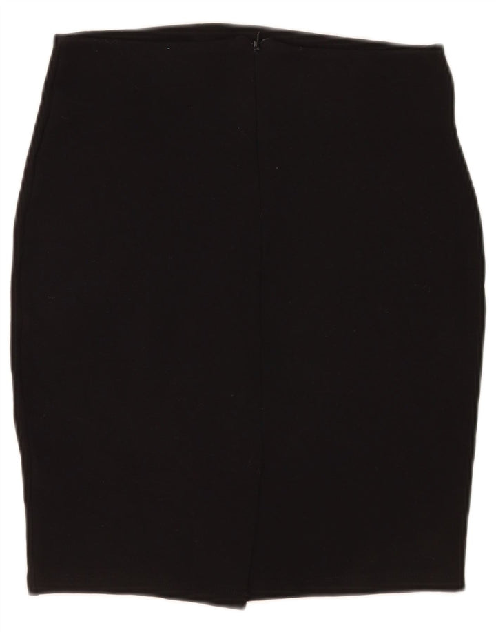 Женская юбка-карандаш Zara Medium W28 Черная вискоза