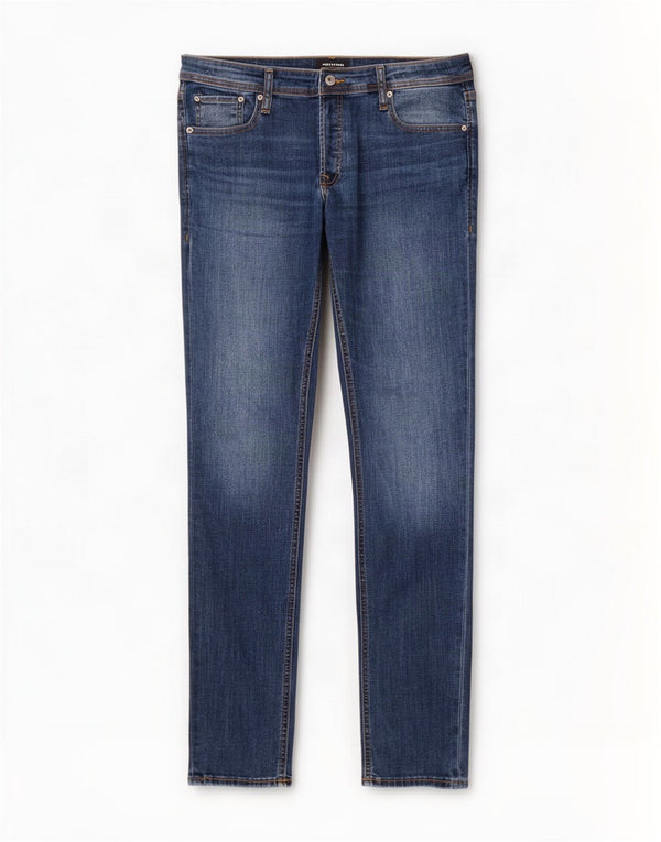 Мужские узкие джинсы Jack & Jones W34 L36, синие, хлопок