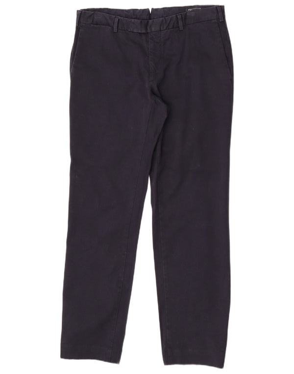 Мужские прямые брюки-чиносы Polo Ralph Lauren W33 L30 темно-синие, хлопок