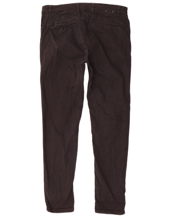 Мужские брюки-чиносы Zara EU 42, большие, W32 L30, черные, хлопковые
