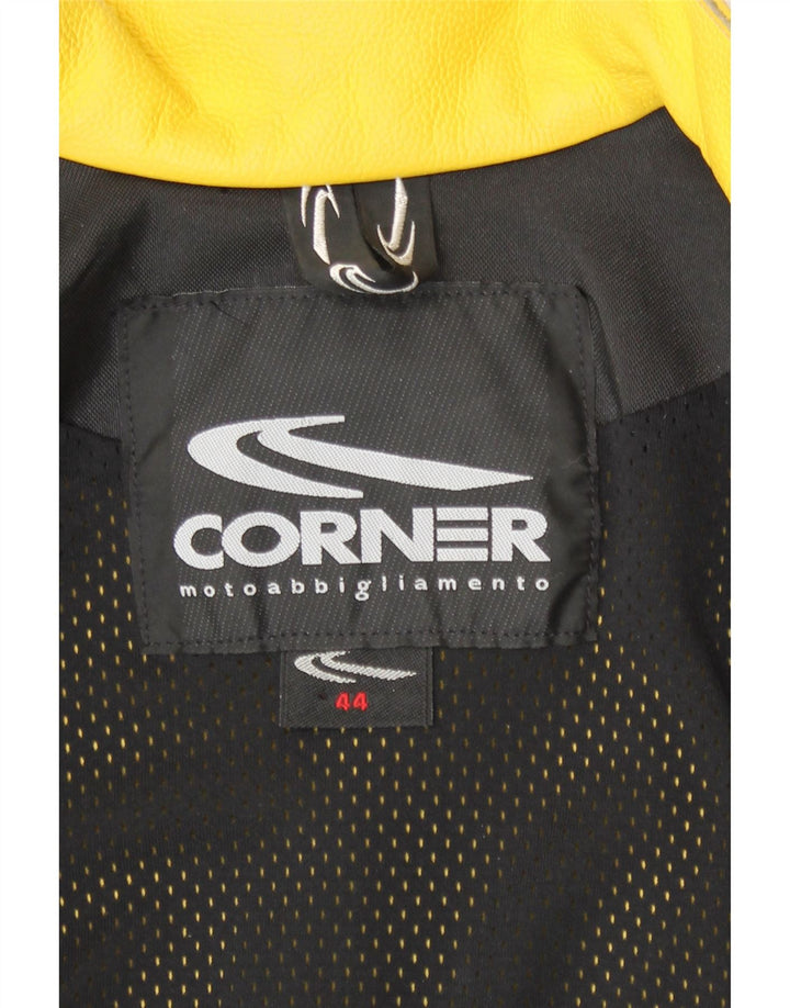 Женская кожаная косуха Corner IT 44 Medium Yellow Leather