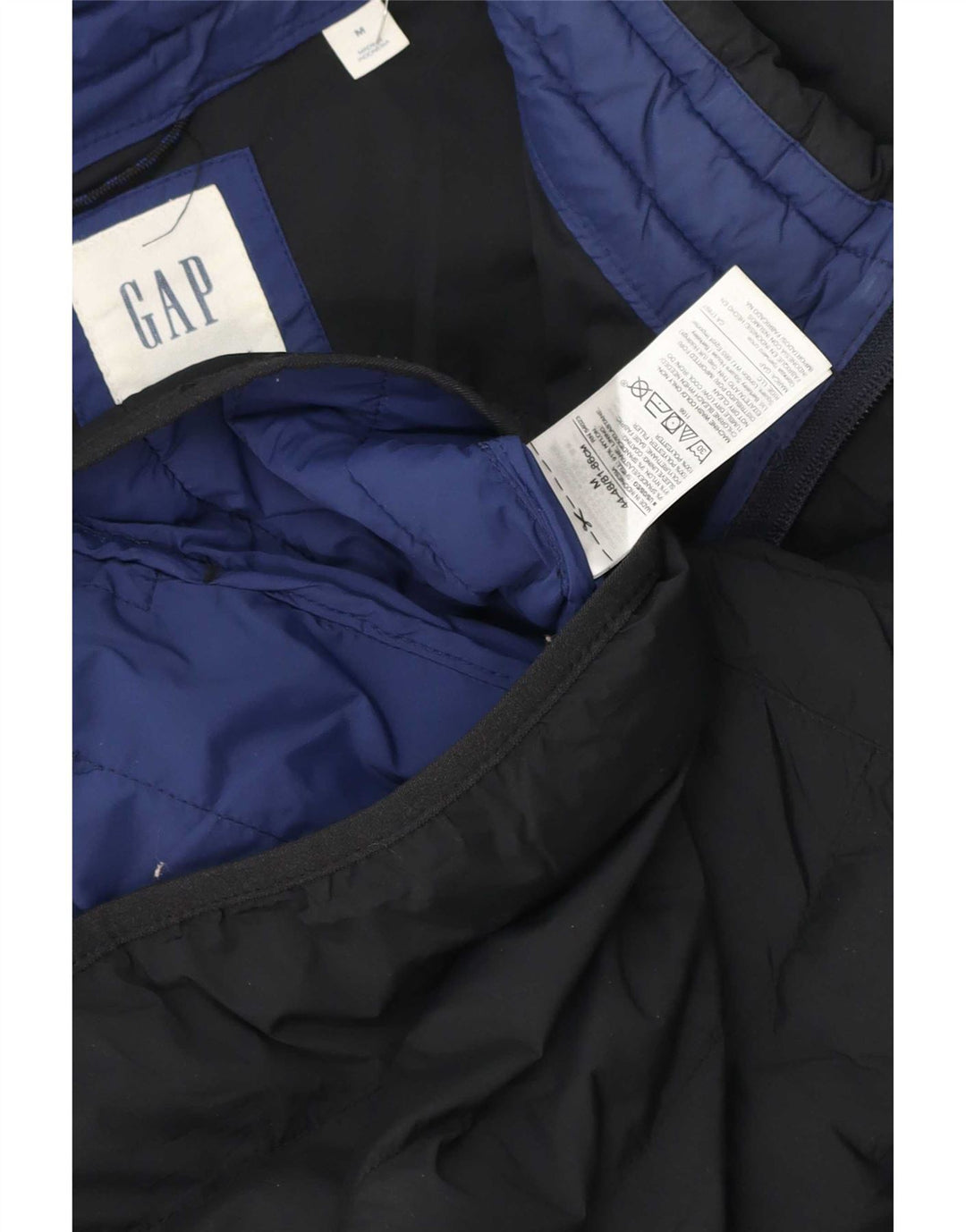Мужская стеганая куртка Gap UK 38, средний черный полиэстер