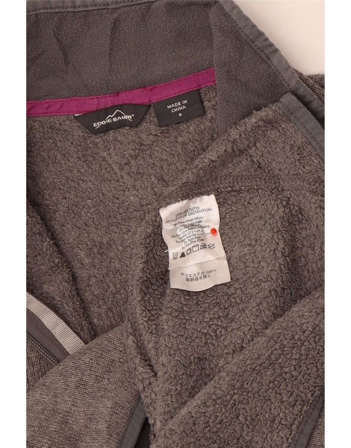 Женский спортивный костюм Eddie Bauer, верхняя куртка UK 10, маленький серый полиэстер с крапинками