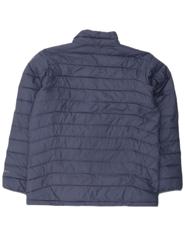 Мужская утепленная куртка Columbia Omni-Heat Liner UK 40, большая темно-синяя, полиэстер