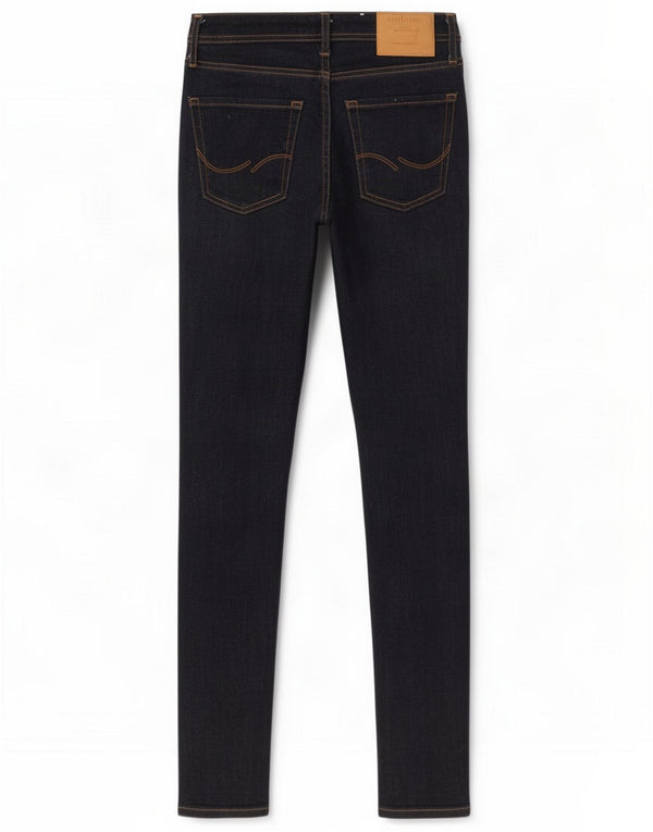 Jack & Jones Mens Skinny Jeans W29 L32 Navy Blue Cotton
