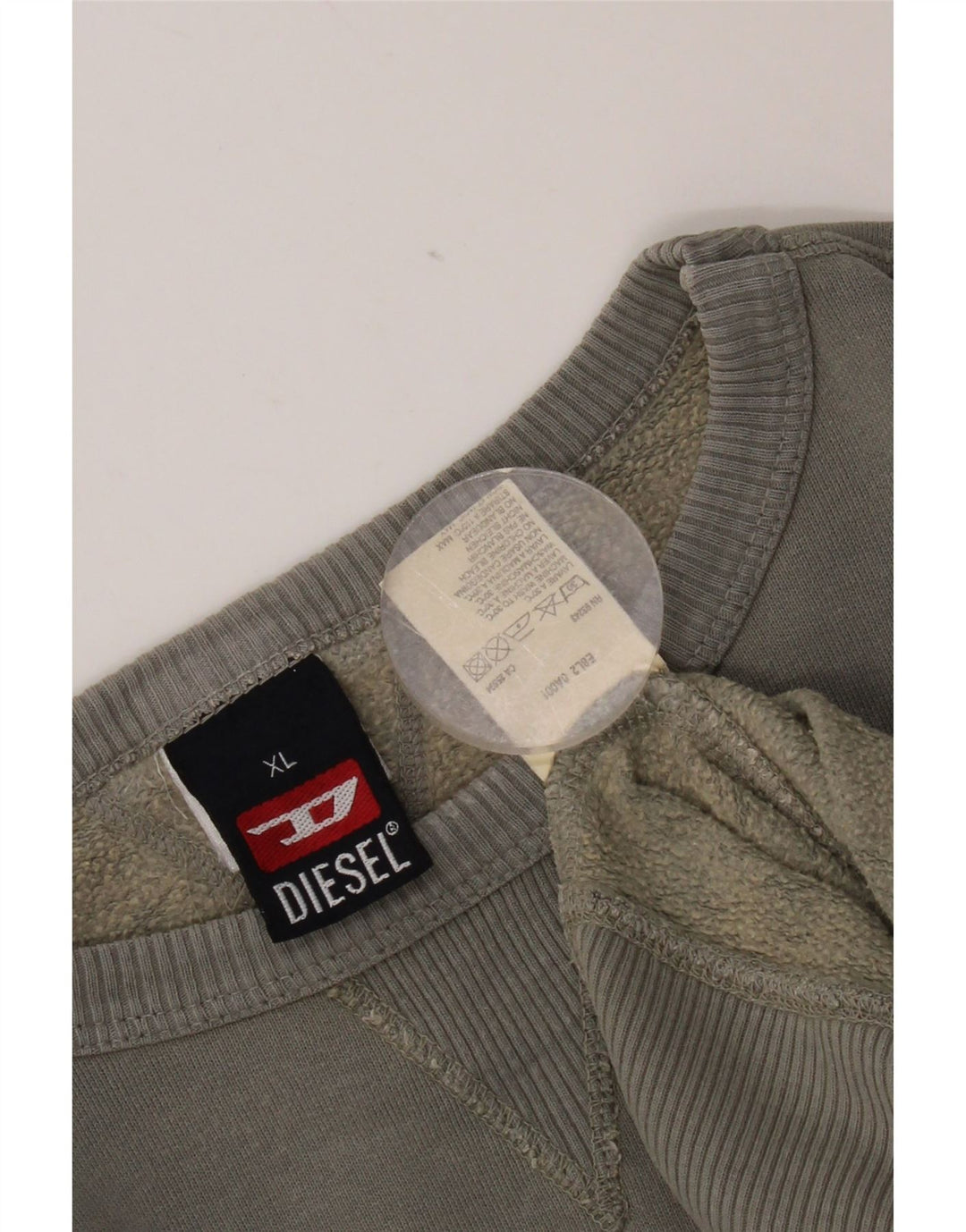 Мужской свитшот с рисунком Diesel XL, серый