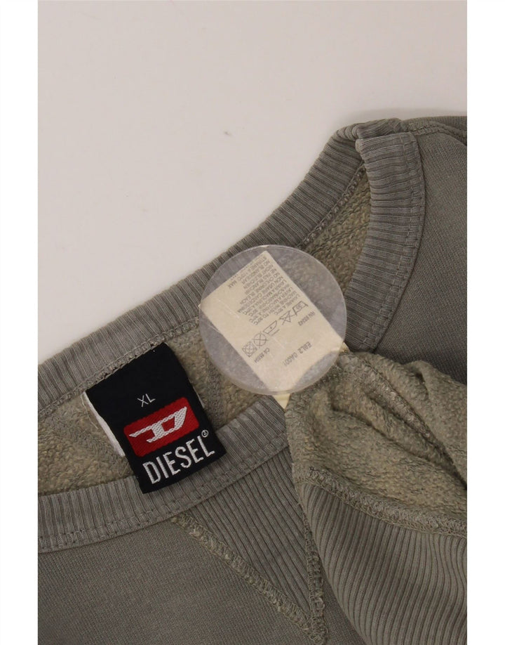 Мужской свитшот с рисунком Diesel XL, серый