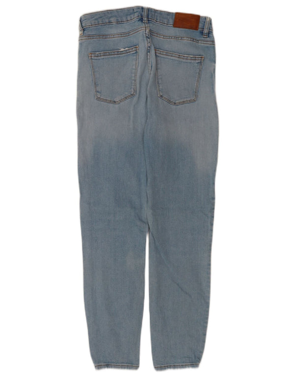 Женские узкие джинсы Zara EU 38, маленькие W28 L27, синие, хлопок