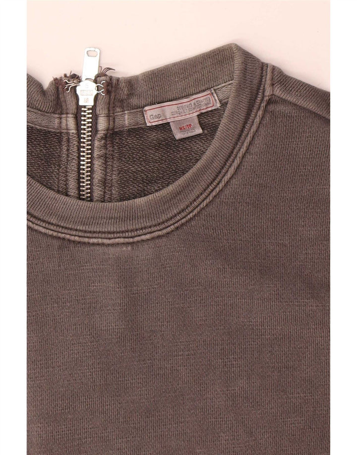 Женское базовое платье с длинным рукавом Gap UK 6 XS, серый хлопок