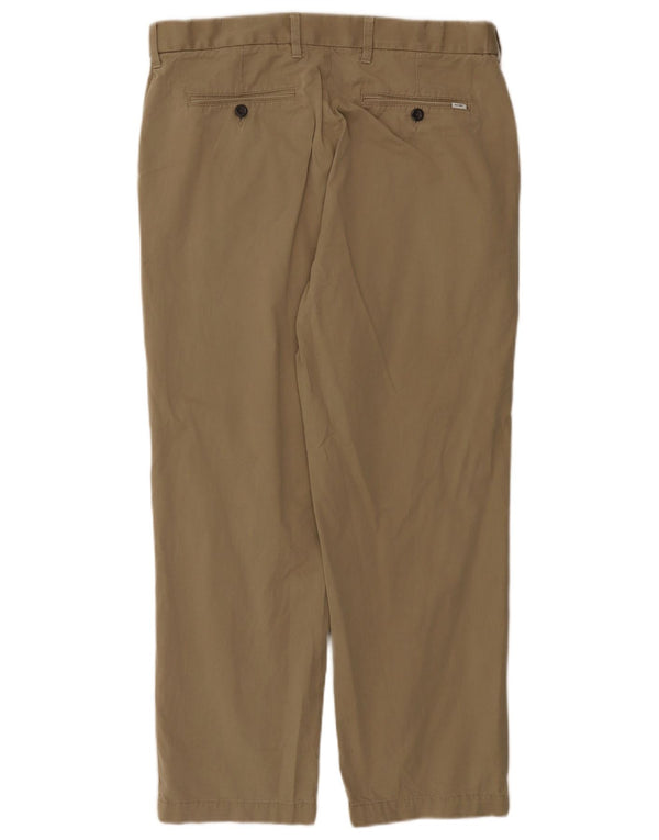 Мужские брюки-чиносы Marks & Spencer W34 L29 цвета хаки, хлопок