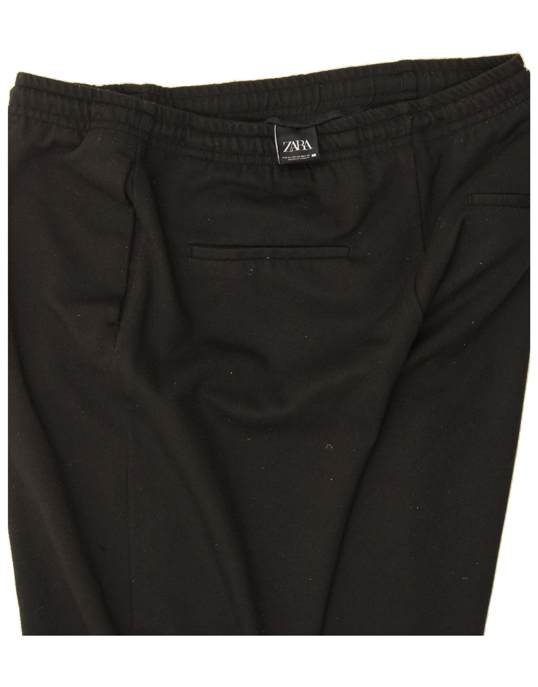 ZARA Womens Tracksuit Trousers UK 18 XL  Black Polyester Vintage Zara and Second-Hand Zara from Messina Hembry 