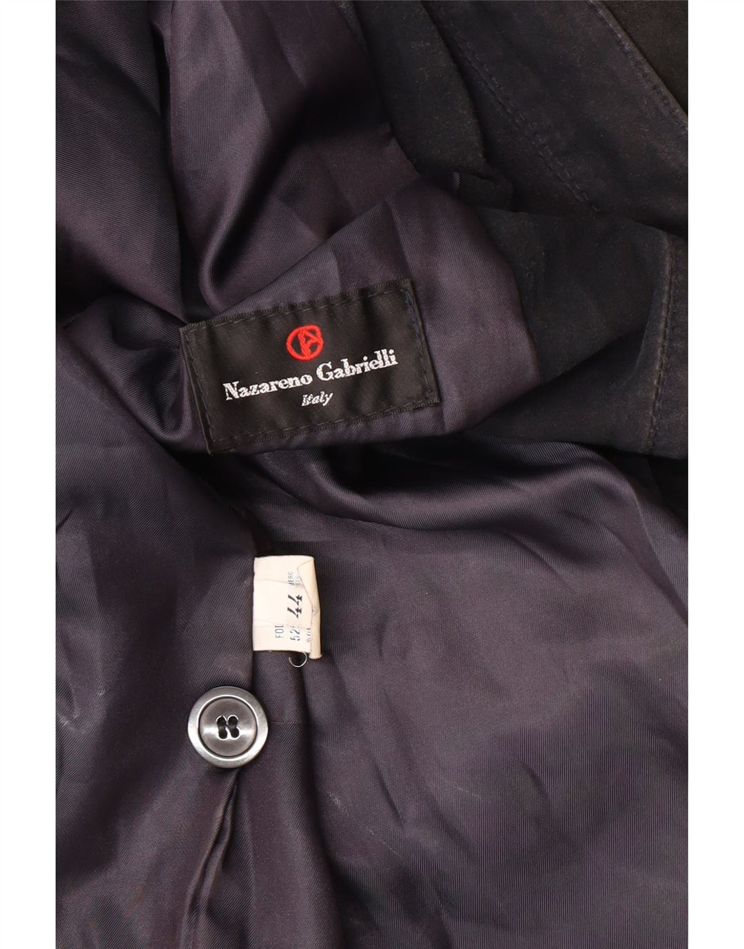 Женская замшевая куртка Nazareno Gabrielli IT 44 Medium Navy Blue