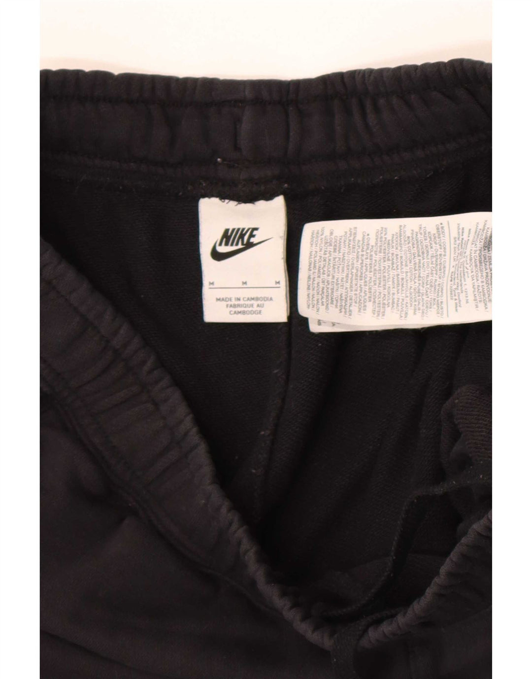 Мужские спортивные шорты с графикой Nike Medium W32 L9, черные, хлопковые