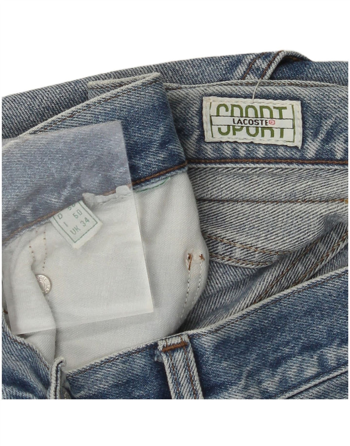 Мужские прямые джинсы LACOSTE W34 L34 синие
