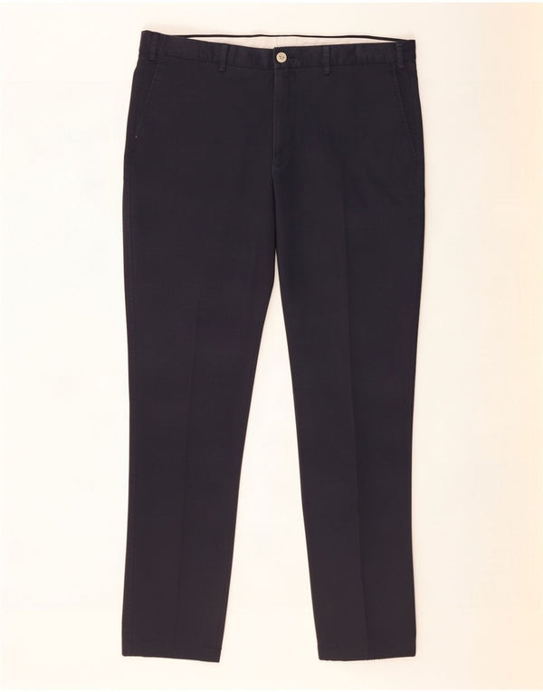 Мужские узкие брюки-чиносы Gant W38 L30, темно-синие, хлопковые
