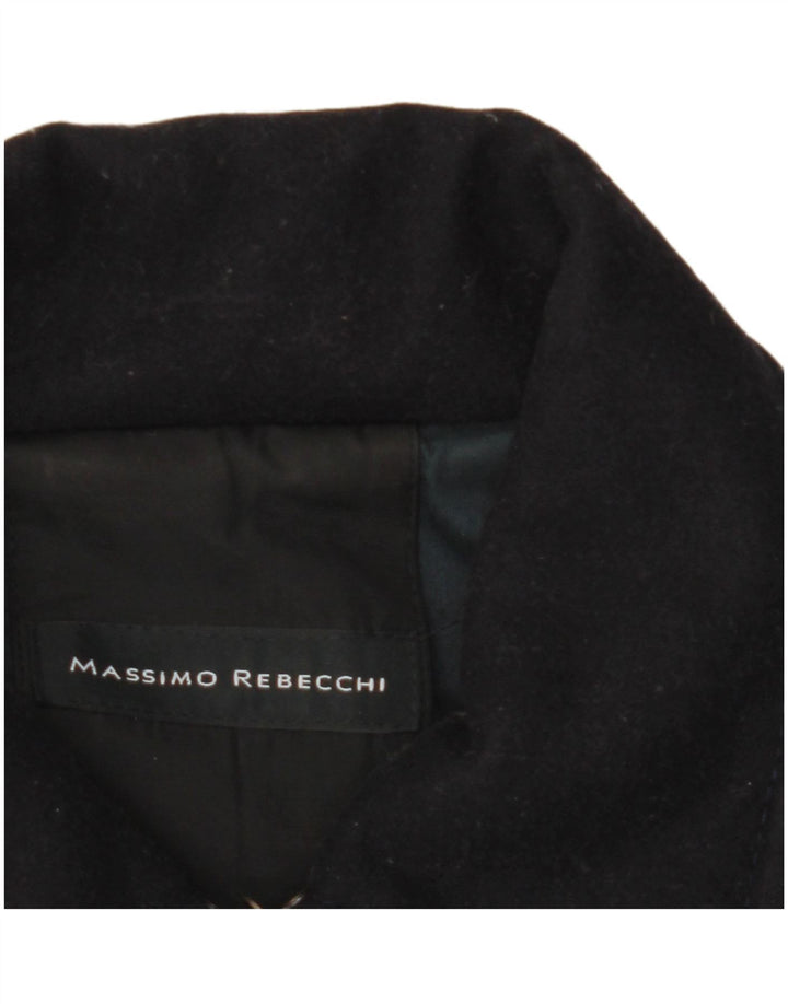 Женское полупальто Massimo Rebecchi IT 44 Medium Navy Blue Wool