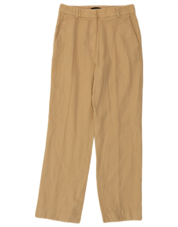 MASSIMO DUTTI Женские прямые брюки чинос EU 36 XS W26 L26 Бежевая шерсть