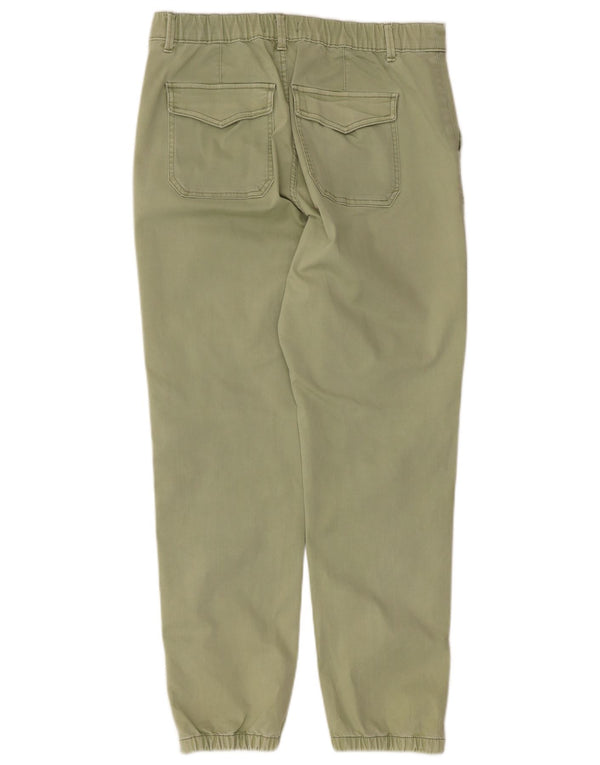Женские брюки-джоггеры Marks & Spencer UK 14, большие W32 L27, зеленый хлопок