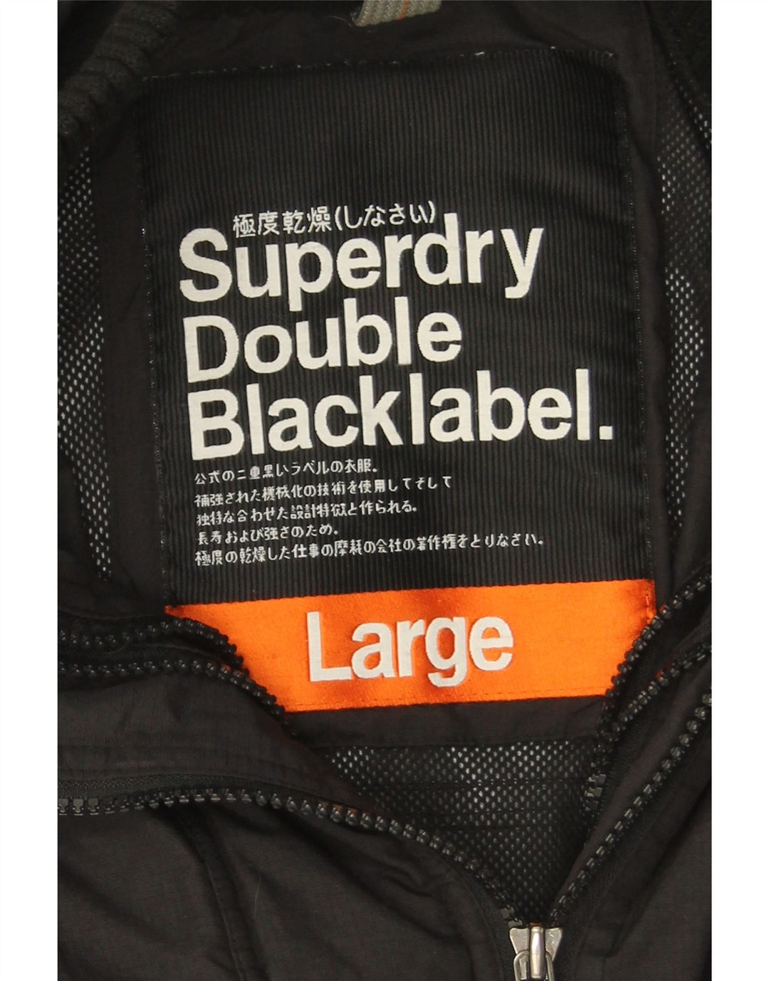 Женский бомбер Superdry UK 16, большой черный нейлон