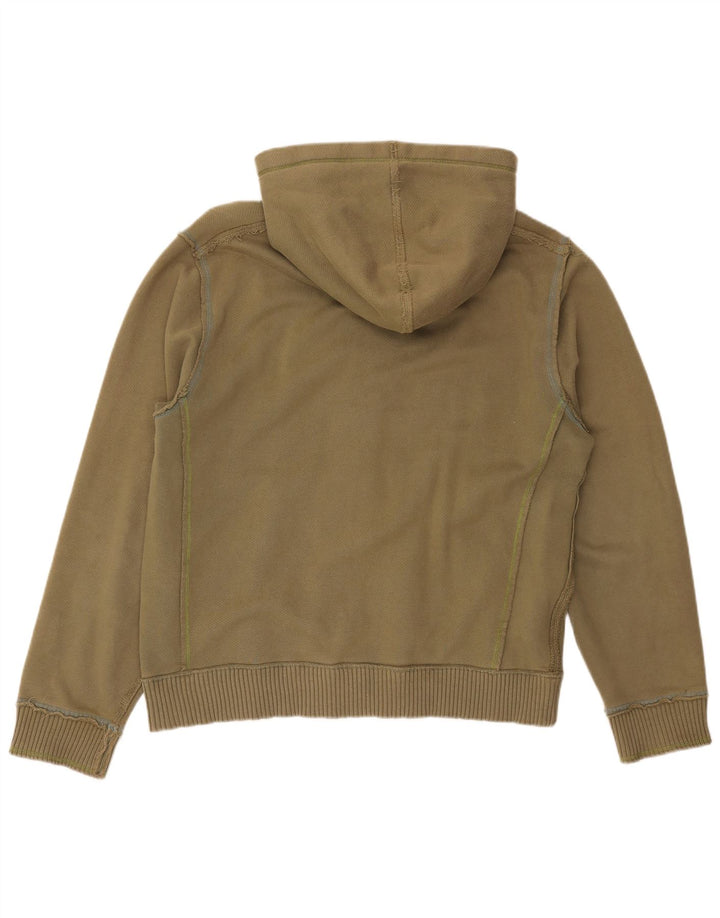 Мужской свитер с капюшоном на молнии для толстого лица, большой хлопок цвета хаки