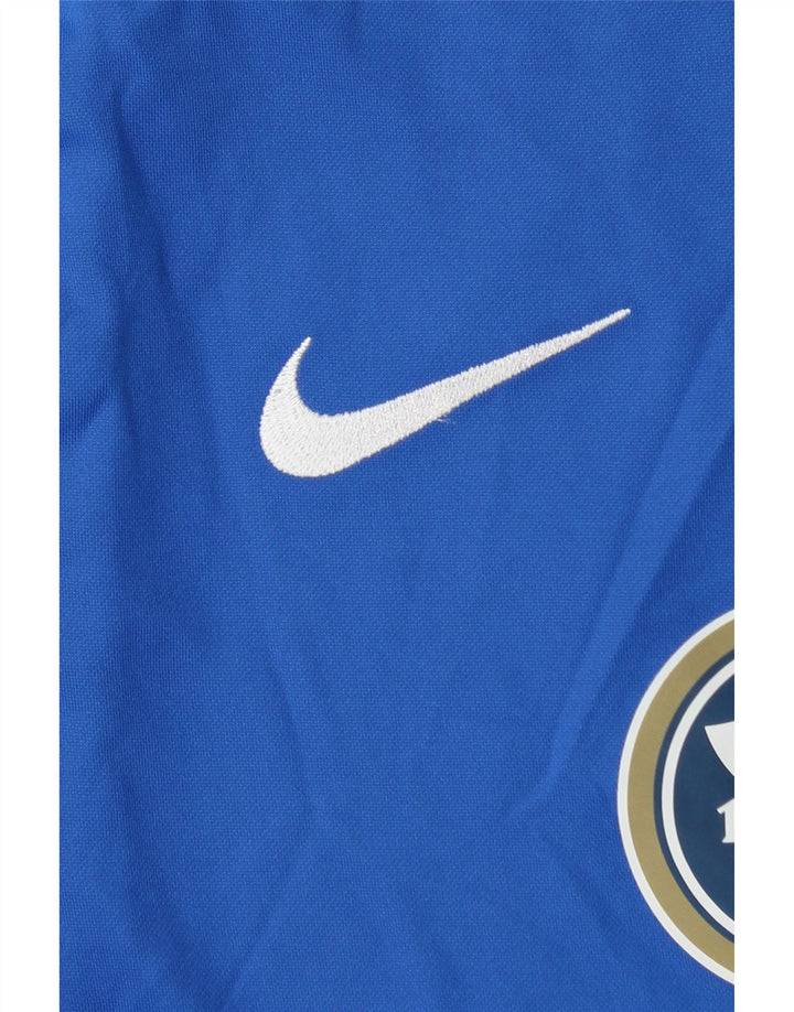 Мужская футболка NIKE Dri Fit с рисунком, большой синий полиэстер