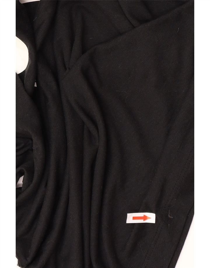 Мужская футболка с рисунком Nike Dri Fit Top XL, черный полиэстер