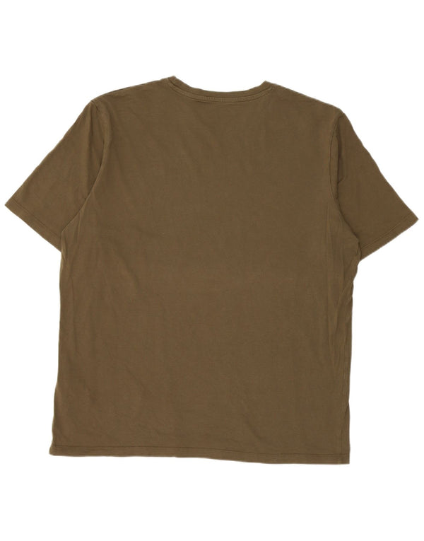 Мужская футболка Jack & Jones Top XL Хаки Хлопок