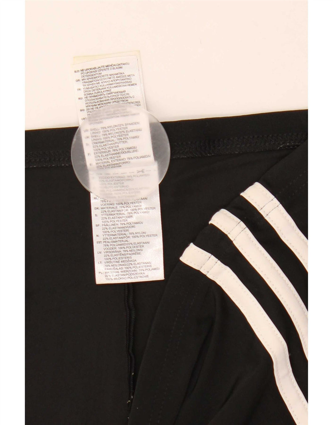 Женские спортивные шорты Adidas UK 14, средний черный нейлон