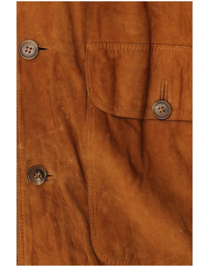 Мужской замшевый бомбер Al Duca D'Aosta IT 52 XL Коричневый