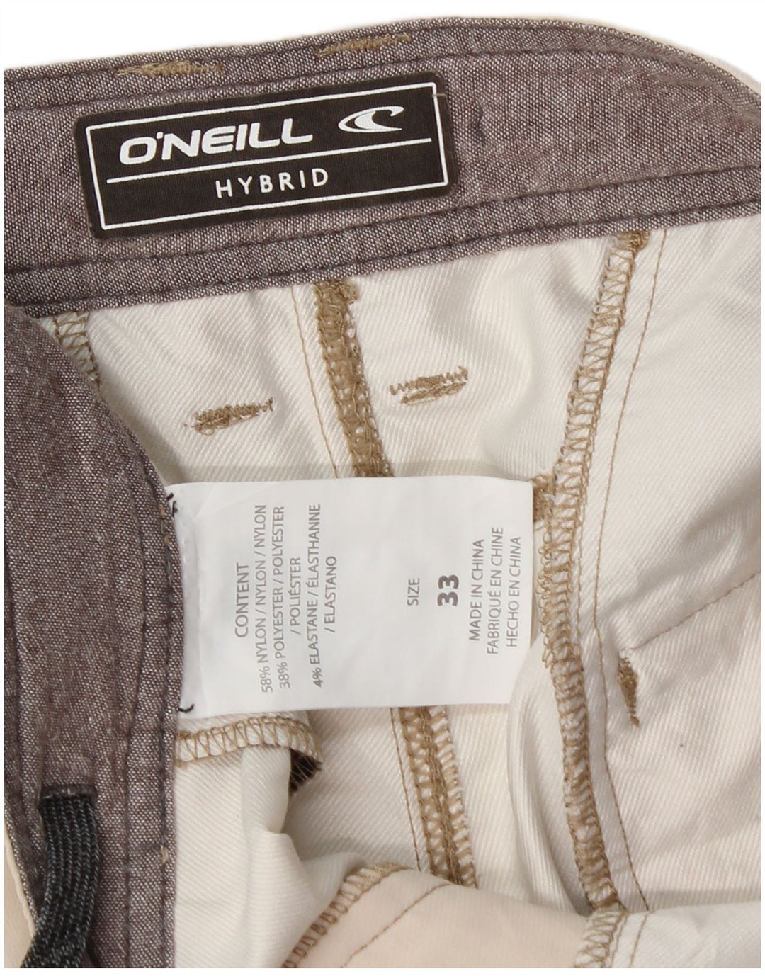 Мужские шорты чинос O'Neill W33 Medium Off White Nylon