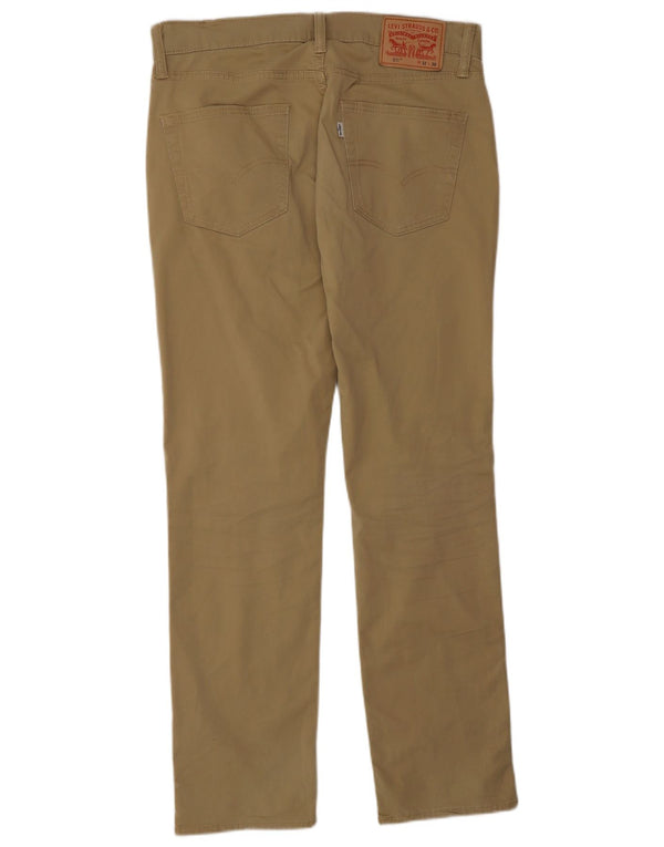 Мужские повседневные брюки LEVI'S 511 Slim W32 L30 Бежевые, хлопок
