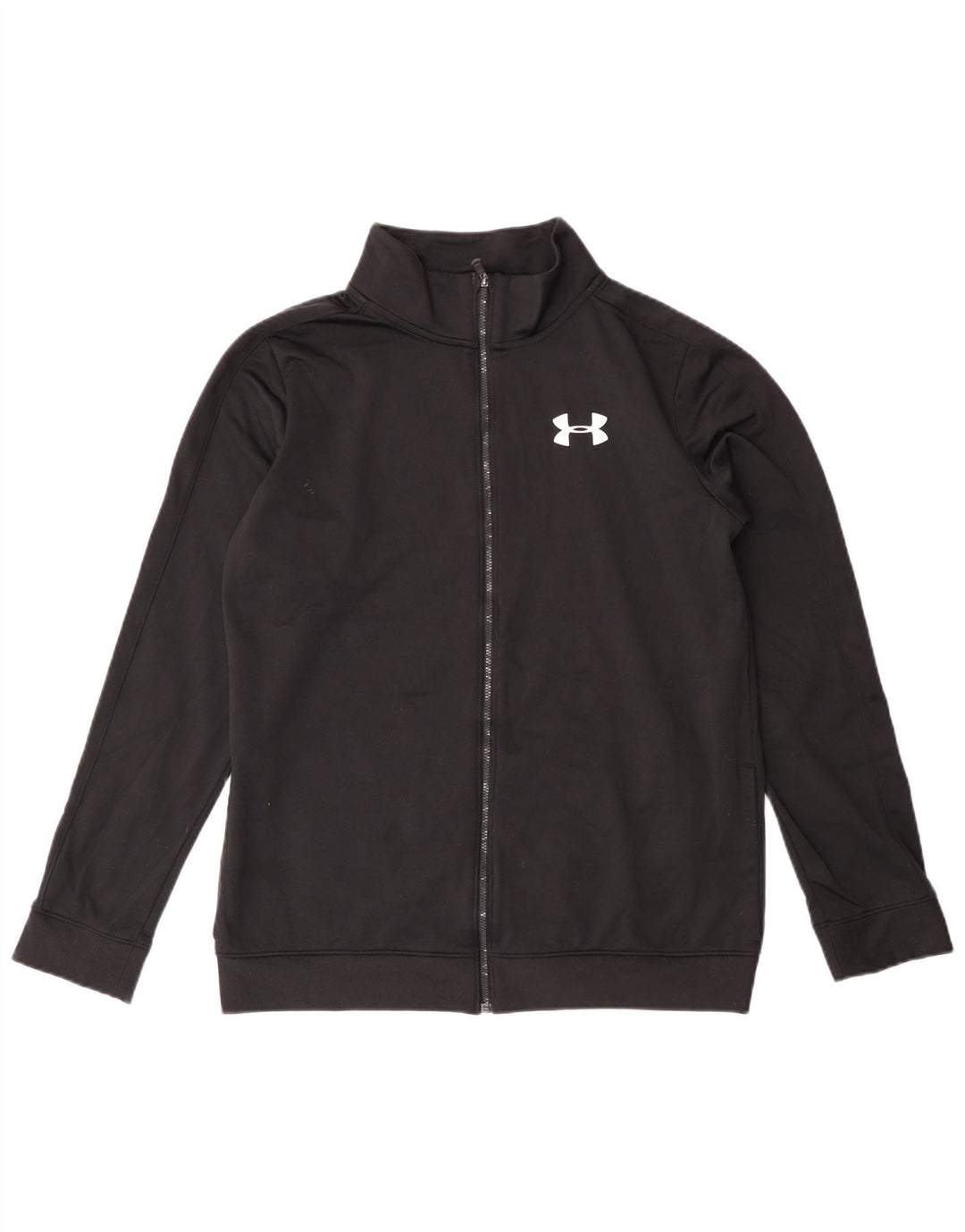 Спортивный костюм Under Armour для мальчиков, верхняя куртка, 13–14 лет, размер XL, черный полиэстер
