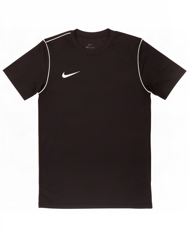 Мужская футболка Nike Dri Fit, средний черный полиэстер
