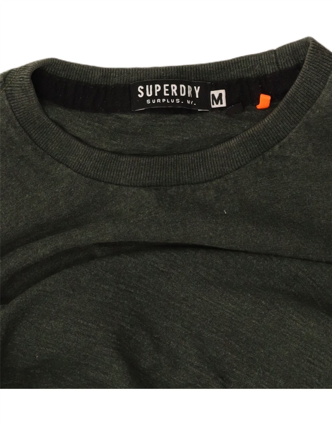 SUPERDRY Мужской топ с длинным рукавом, средний зеленый