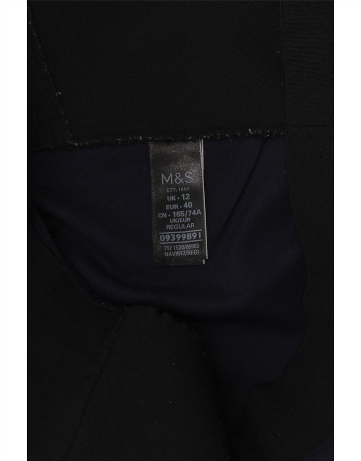 Женские леггинсы стандартного кроя Marks & Spencer UK 12, средний темно-синий, вискоза