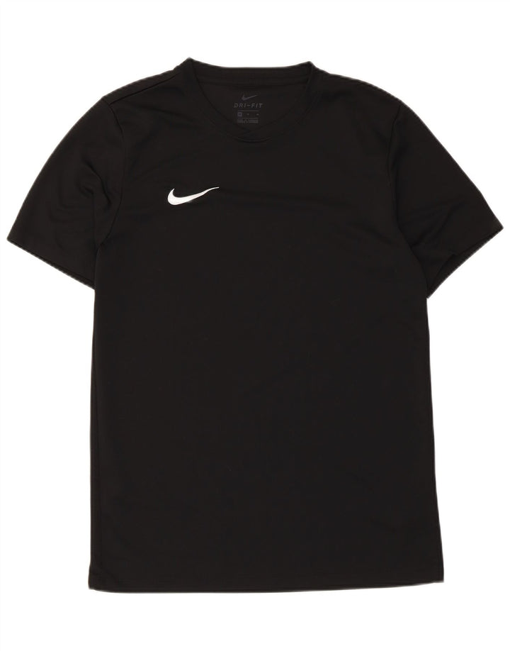 Мужская футболка Nike Dri Fit, средний черный полиэстер