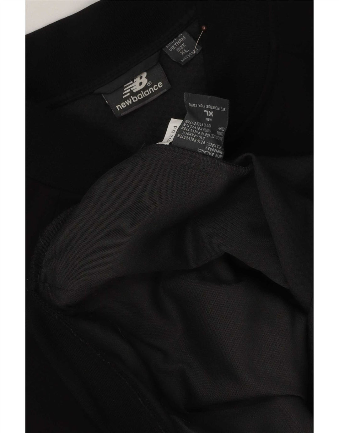 Мужская спортивная куртка New Balance XL, черный полиэстер