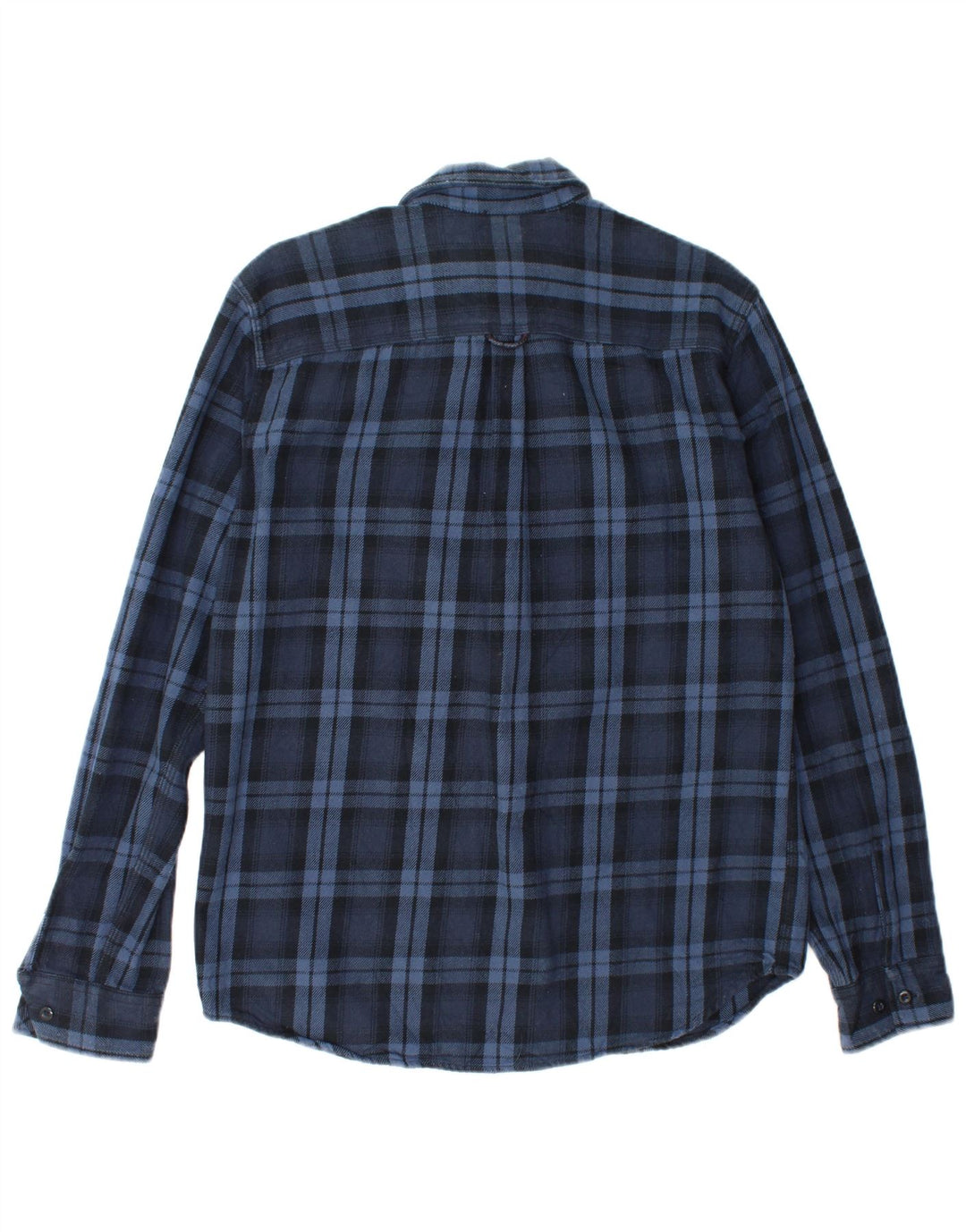 Мужская фланелевая рубашка Jack & Jones, большая синяя клетка, хлопок