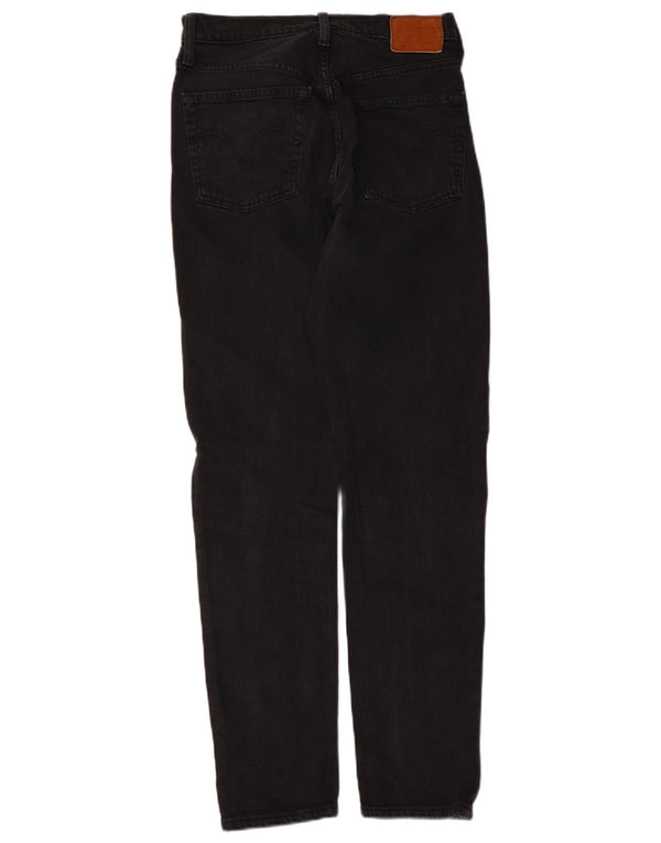 Мужские прямые джинсы Levi's 501 W26 L30, черный хлопок