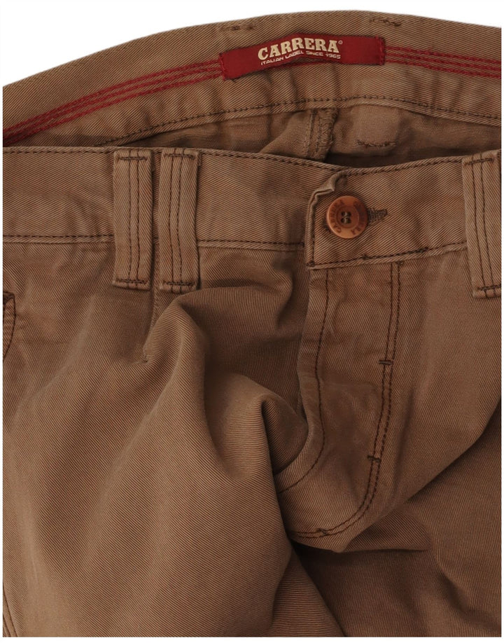 CARRERA Мужские прямые повседневные брюки W32 L33 Коричневые