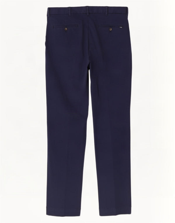 Мужские прямые брюки чинос Polo Ralph Lauren W34 L32 темно-синие, хлопковые