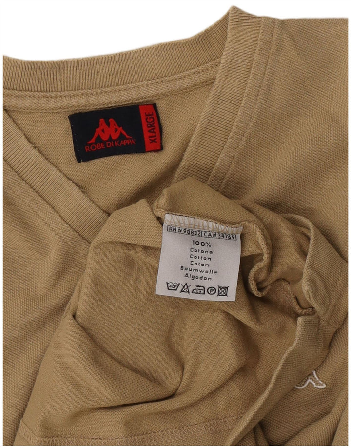 Мужская футболка Kappa Top XL, бежевый хлопок