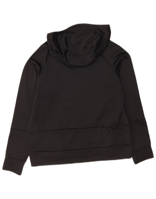 Джемпер с капюшоном Nike Dri Fit для девочек 13–14 лет, черный полиэстер, размер XL